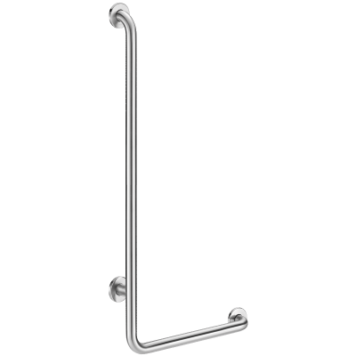 Poręcz natryskowa w kształcie litery „L” Inox satynowy, H.1150 mm