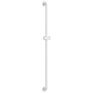5460N-Poręcz natr., prosta  z uchwytem na suwaku antybakteryjny biały Nylon