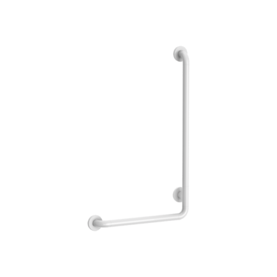 Poręcz natr. w kształcie litery „L” antyb. biały Nylon, H.750 mm