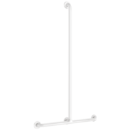 5440N-Poręcz natryskowa w kształcie „Tˮ, antybakteryjny biały Nylon
