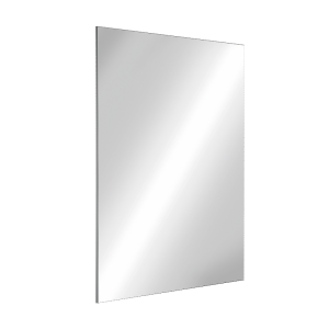 Nietłukące się lustro z Inoxu H.600 mm