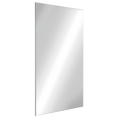 Nietłukące się lustro z Inoxu H.1000 mm
