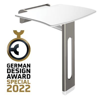 GERMAN DESIGN AWARD 2022: nagroda dla składanego siedziska natryskowego Be-Line®