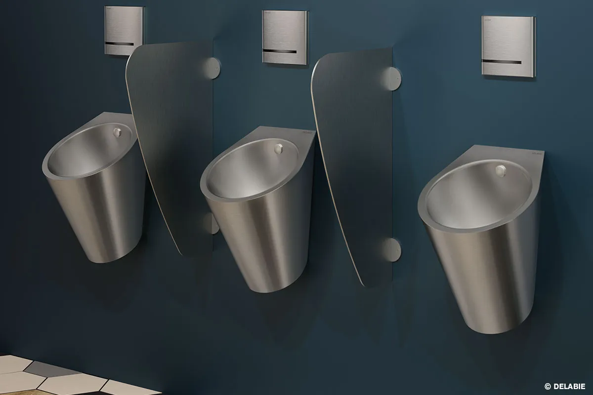 Designerska przestrzeń pisuarowa