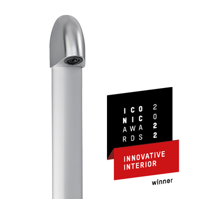ICONIC AWARDS 2022 - INNOVATIVE INTERIOR: nagroda dla elektronicznego panelu natryskowego SPORTING 2 SECURITHERM