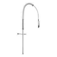 433020-Biały zestaw do mycia wstępnego bez armatury