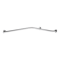 5120P2-Narożna poręcz natryskowa, Inox błyszczący