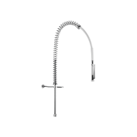 433420-Biały zestaw do mycia wstępnego bez armatury