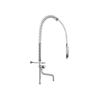 433422-Biały zestaw do mycia wstępnego bez armatury