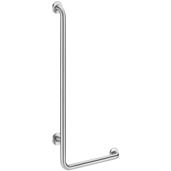 5071DS-Poręcz natryskowa w kształcie litery „L” Inox satynowy, H.1150 mm