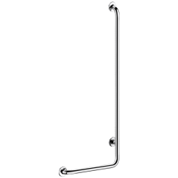 5071GP2-Poręcz natryskowa w kształcie litery „L” Inox błyszczący, H.1150 mm