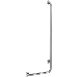 5071GS-Poręcz natryskowa w kształcie litery „L” Inox satynowy, H.1150 mm