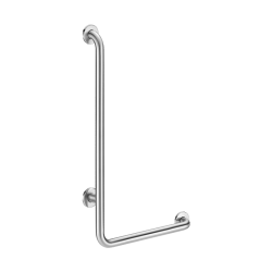 5070DS-Poręcz natryskowa w kształcie litery „L” Inox satynowy, H.750 mm