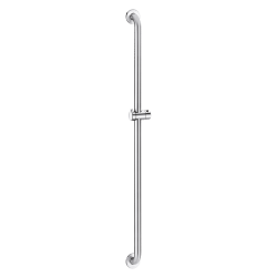 5460S-Poręcz prosta do natrysku z uchwytem na suwaku, Inox satynowy