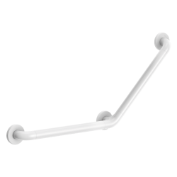 5081N-Poręcz kątowa 135°, antybakteryjny biały Nylon, 400 x 400 mm