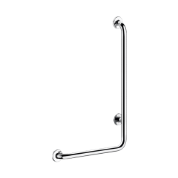 5070GP2-Poręcz natryskowa w kształcie litery „L” Inox błyszczący, H.750 mm