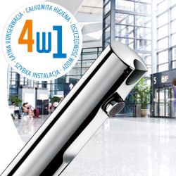 TEMPOMATIC 4 - Elektroniczna bateria i zawór do umywalki bez kontaktu z dłonią